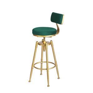 Levede 1x Kitchen & Barstools Swivel Velvet Padded Seat Chair