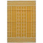 Reversible Outdoor Plastic Mat - Chatai Tomo - Yellow- 120x170cm