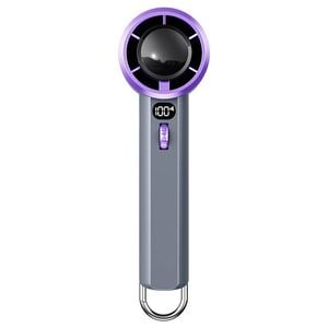 Catzon Portable Handheld Fan with 1-100 Adjustable Speed-Grey