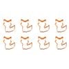 8PK R&M Cute Fox Cookie Cutter Polyresin Coated Steel 9.5cm - Orange