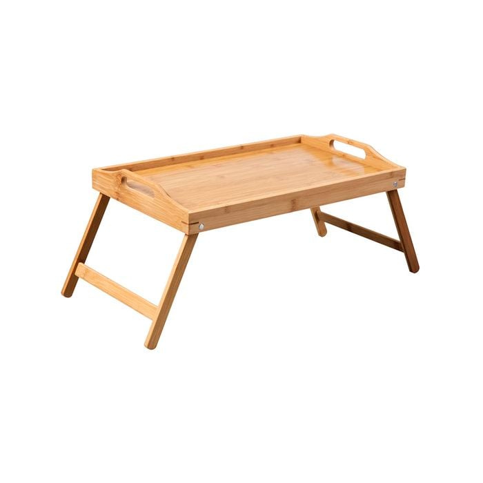 Gourmet Kitchen Bamboo Breakfast In Bed Tray Wood Brown
