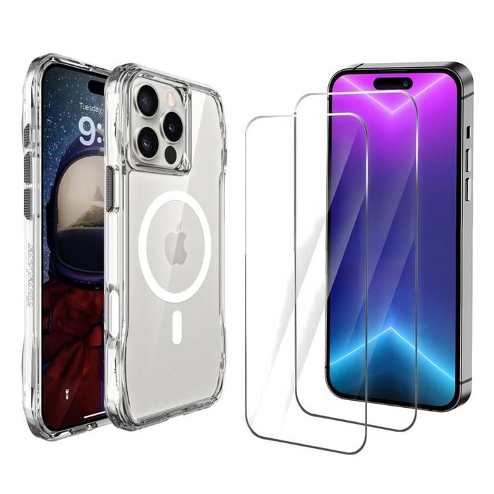 Icoverlover For Iphone 16 Pro Case Compatible With Magsafe + 2x Screen Protector