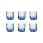 Bormioli Rocco America '20s 370ml Rock Drink Glasses Set 6 - Sapphire