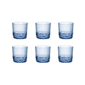 Bormioli Rocco America '20s 370ml Rock Drink Glasses Set 6 - Sapphire