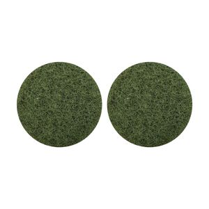 2pk Glomesh Regular Speed Scrubbing Heavy Duty Machine Floor Pad Green 400mm