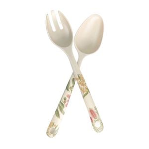 2pc Urban FB Aus Animals 25cm Spoon/Fork Salad Servers - Grey/Green