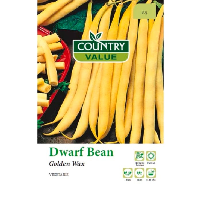 Country Value Dwarf Bean Golden Wax