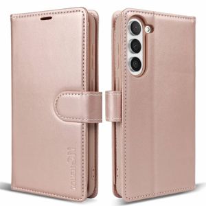 Tough On for Samsung Galaxy S23 Plus Flip Wallet Leather Case Rose Gold