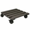 Jack 29cm Charcoal Square Pot Trolley