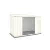 Absco Sheds 3.00 x 1.52 x 2.08m Surfmist Ezislider Double Sliding Door Garden Shed