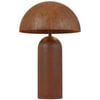 Telbix Ferum Modern Table Desk Lamp Light Metal Rust Patina