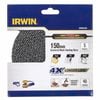 Irwin 150mm 40 Grit Orbital Sanding Disc - 5 Pack