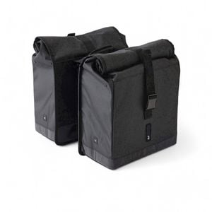 Decathlon - 20 L Bike Double Pannier Bag 500 - Black - One Size