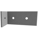 Dunnings 90 x 150 x 75 x 6mm M12 Galvanised Angle Bracket