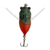 Profishent 40mm Humbug Cicada Fishing Lure Red Green