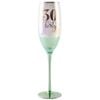 Green Glitterati 30th Champagne Stemmed Drinking Glass 150ml