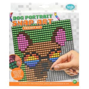Boyle Dog Portrait Snap Art Bead Project Kit