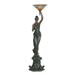 G&g Greek Goddess Left Art Deco Floor Lamp