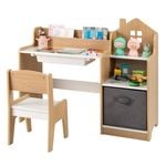 Costway Kids Study Desk & Chair Set