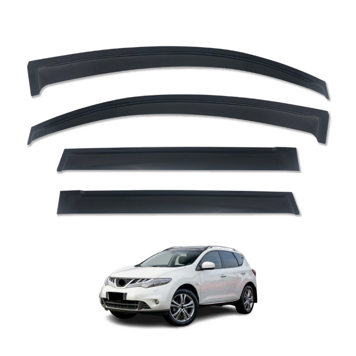 AUSGO Weather Shields for Nissan Murano 2009-2015 Weathershields Window Visors Wind Deflectors