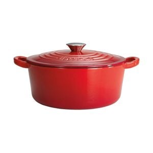 Le Connoisseur 3.9l Round French Oven With Lid 25cm Red Baccarat