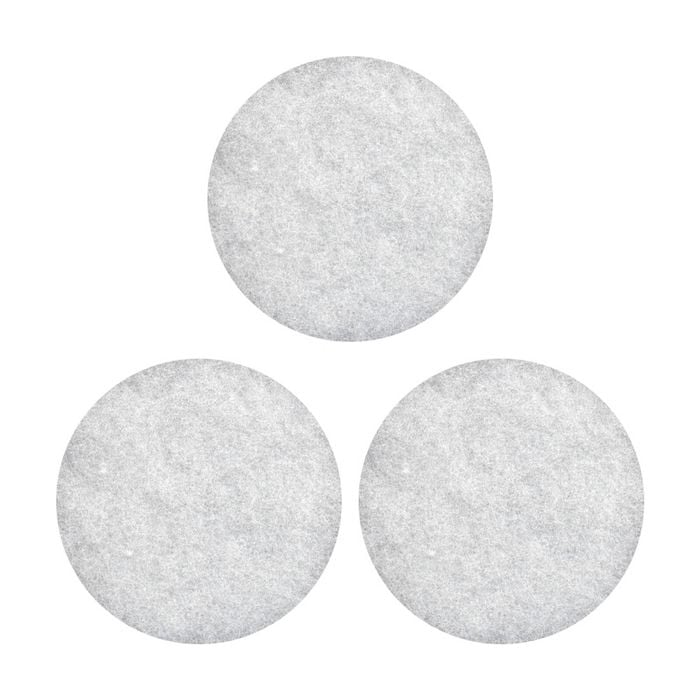 3pk Glomesh Regular Speed Polishing Machine Floor Pad White 300mm