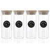 4PK Lemon & Lime Camden 175ml Glass Food Container w/ Bamboo Lid