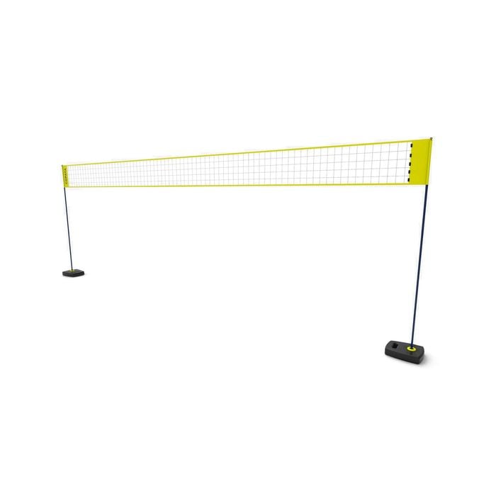 Decathlon - Adjustable Beach Volleyball Set (Net And Posts) Bv500 - Yellow - No Size
