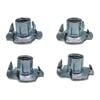 M6 Zinc Plated T Nuts - 4 Pack