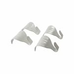 Everhang 10kg White Picture Hanging Moulding Hook - 4 Pack