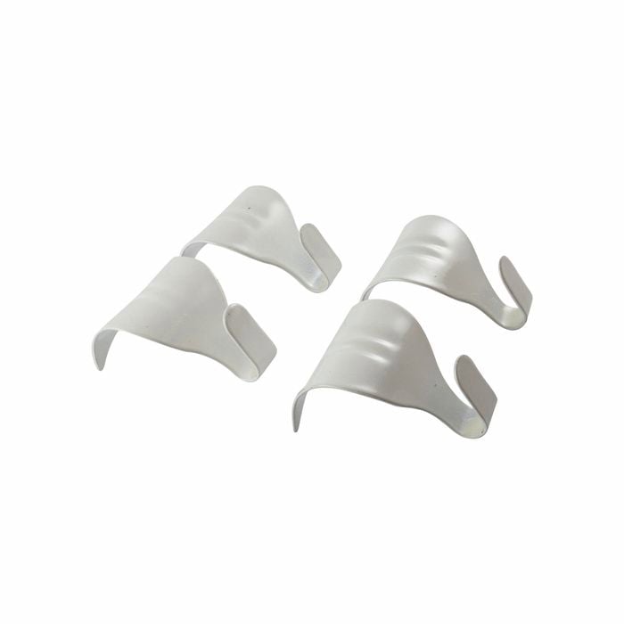 Everhang 24mm White Moulding Hooks - 4 Pack