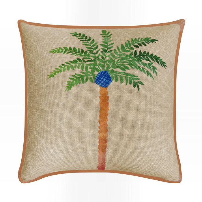 KAS AUSTRALIA 50x50cm Natural Palma Outdoor Cushion