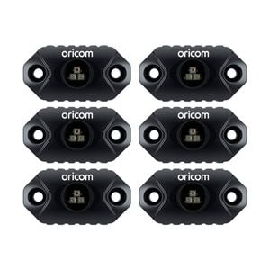 Oricom RKLBT6RGB LED Rock Light Six Pack RGB Custom Colour