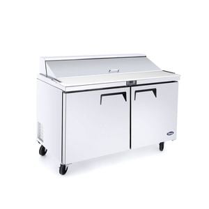 Atosa Double Door Sandwich Prep Table Refrigerator Msf8302