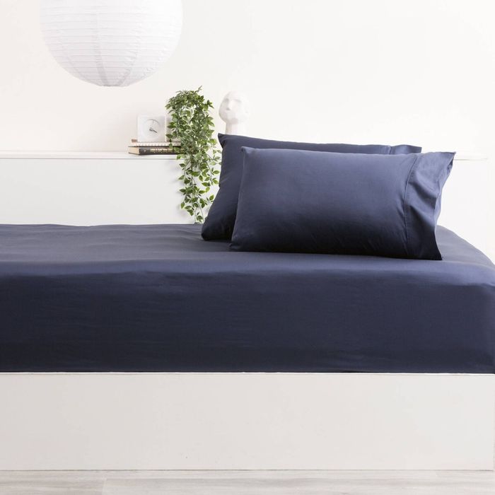 Park Avenue Mega King Bed Sheet/Pillowcases 500TC Bamboo Cotton Bedding Indigo