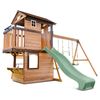 Lifespan Kids Darlington Swing Set & Play Centre with 2.2m Pastel Green Slide