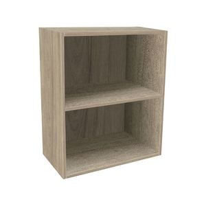 Kaboodle 500-599mm Maplenut Customisable Open Wall Shelf