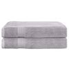 Timeless Living 2 Pack Bath Sheets Set Cotton Extra Large Towel Grey
