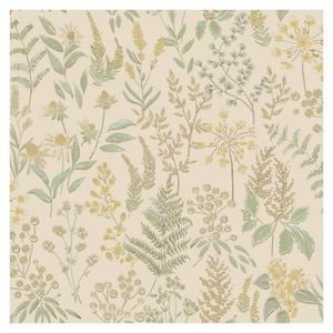 Calvert Meadows Beige Wallpaper 53cm x 10.05m