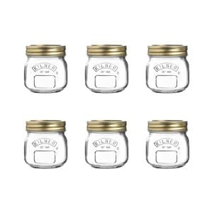 Genuine Preserve Glass Jar Set Of 6 250ml Kilner