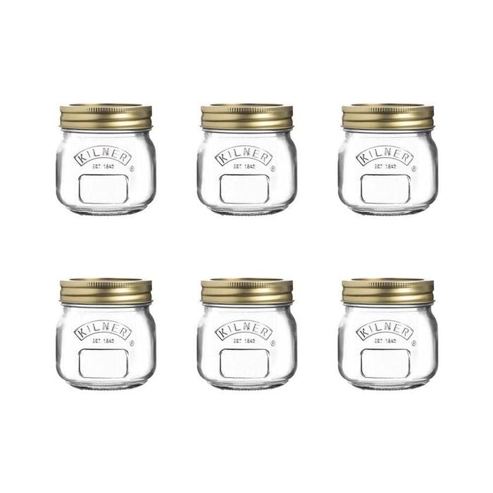 Genuine Preserve Glass Jar Set Of 6 250ml Kilner