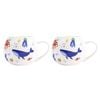2PK Ladelle Ocean Porcelain Mug