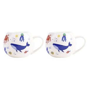 2PK Ladelle Ocean Porcelain Mug