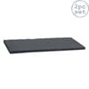 Argon Tableware Modular Slate Table Runner - 100 x 25cm - Natural Slate Dining Table Mat Decorative Dinner Centre Piece Platter