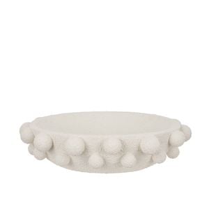 Amalfi Truett Decorative Bowl White 30x30x6.6cm
