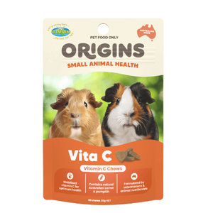 Vetafarm Origins Small Animal Health Vita-c Chews For Guinea Pigs 60 Pack