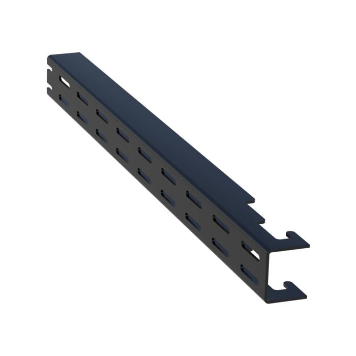 Flexi Storage Home Solutions 300mm Black Double Slot Wall Strip