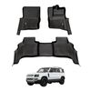 AUSGO Car Floor Mats for Land Rover Defender L663 Series 110 5-Seat 2020-Onwards All-Weather Floor Liners
