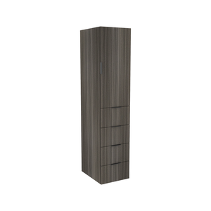 Lugna 2048 x 450 x 580mm Storm 3 Shelf 4 Drawers Right Hinged Door Storage Cabinet