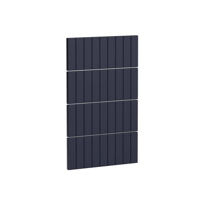 Kaboodle 450mm Berry Blue V-Groove 4 Drawer Panels